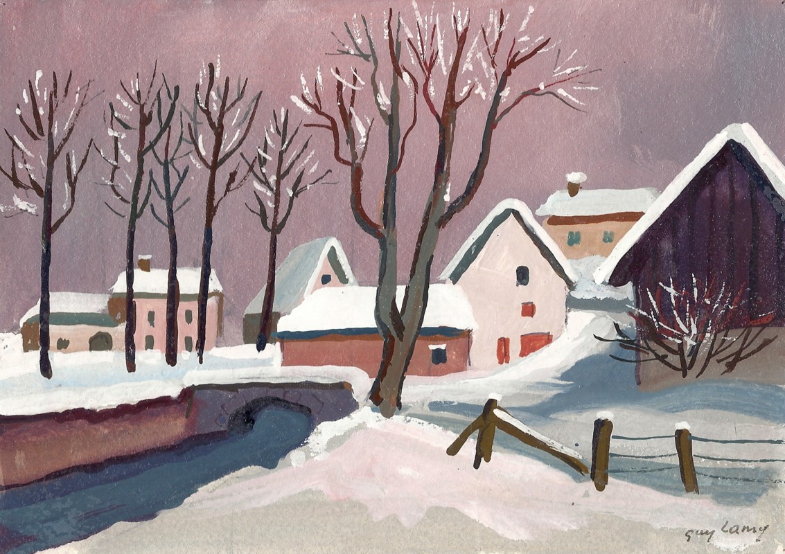 Neige à Fregiécourt (JU)