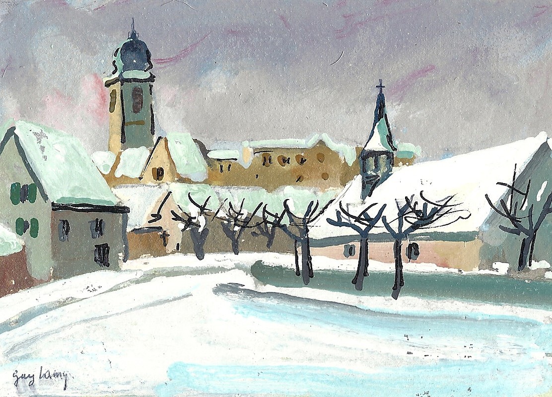 Neige à St-Germain (Porrentruy)