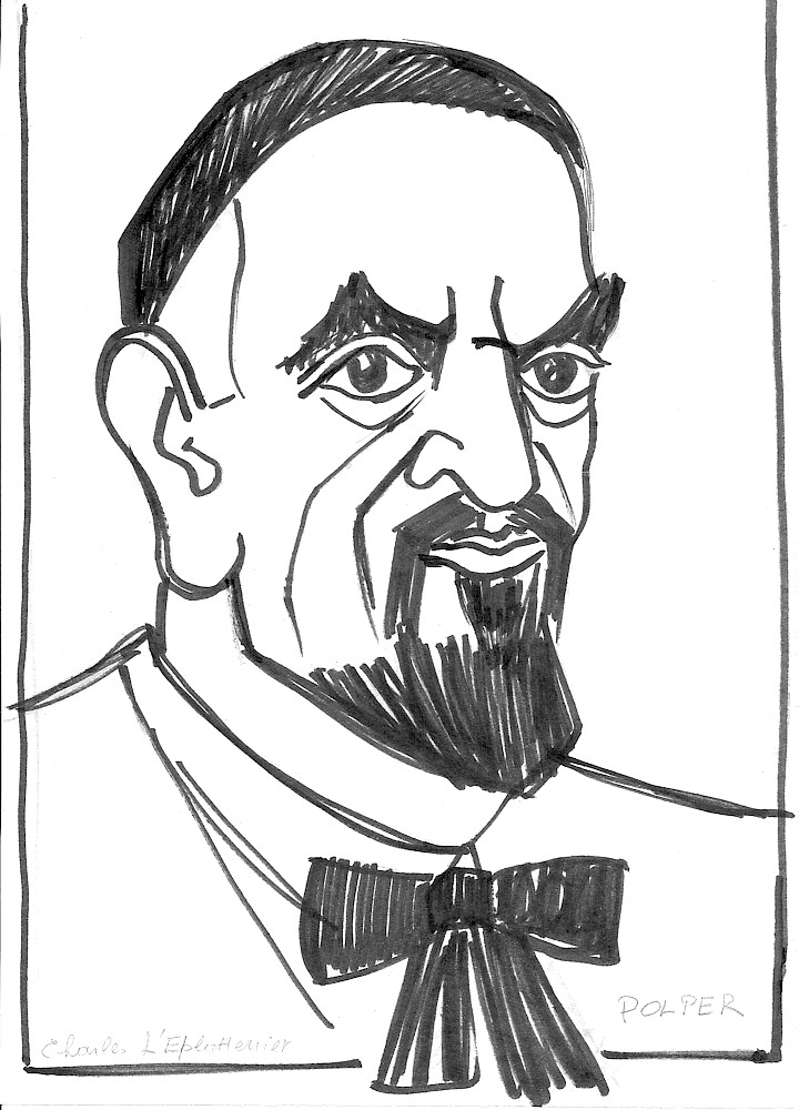 Caricature de Charles L'Eplattenier