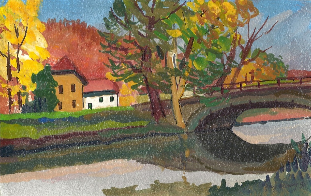 Automne au pont d'Able